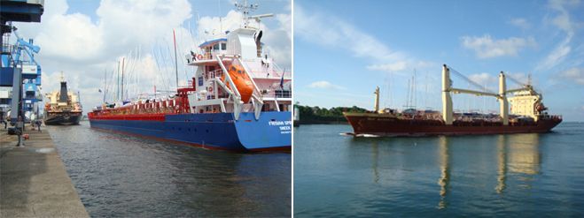 Consignation au port de Lorient par la société R. Le Bras