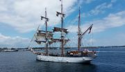 Le trois mâts barque Le Français en escale à Lorient